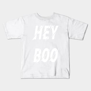 Hey Boo ,Funny Halloween ,Teacher Halloween, Halloween Party Kids T-Shirt